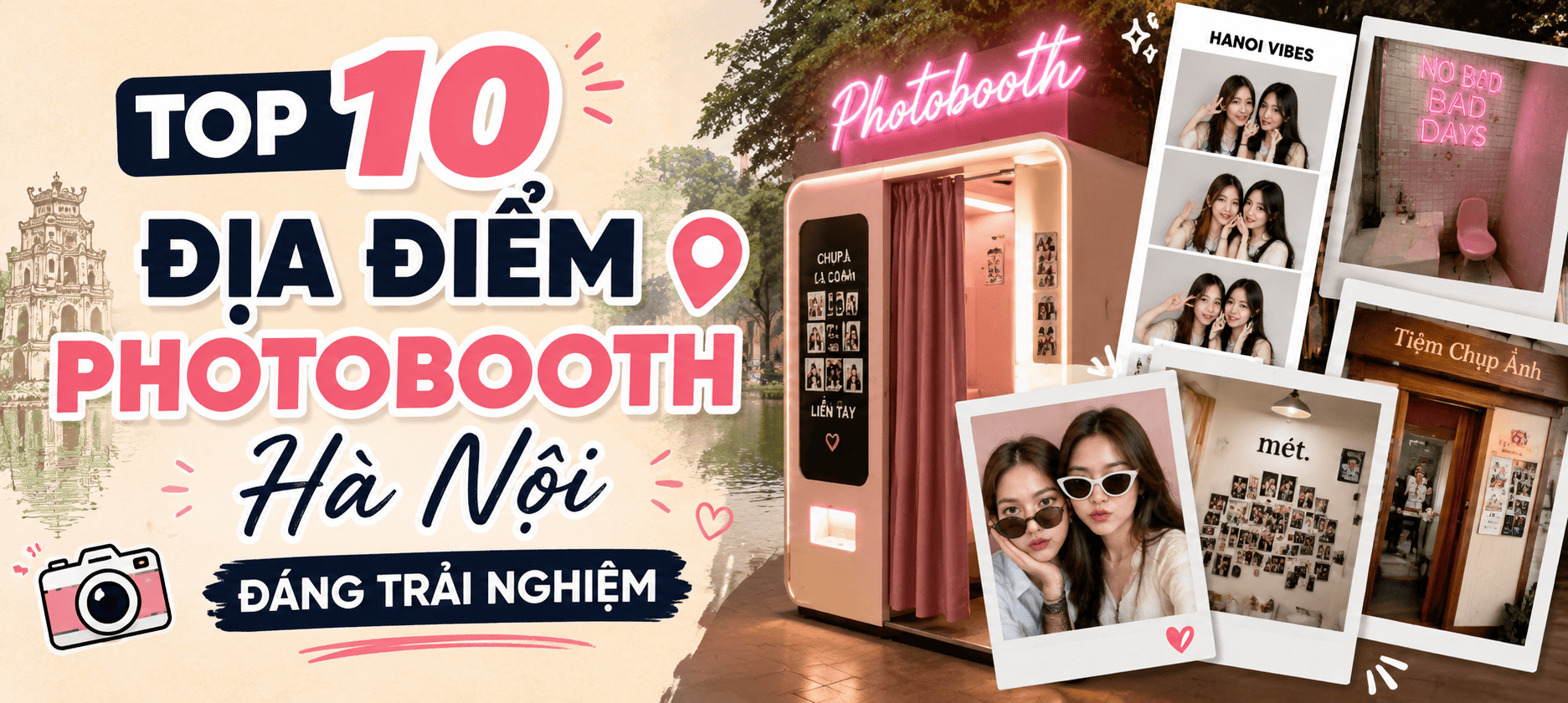 Top 10 địa điểm photobooth Hà Nội đáng trải nghiệm