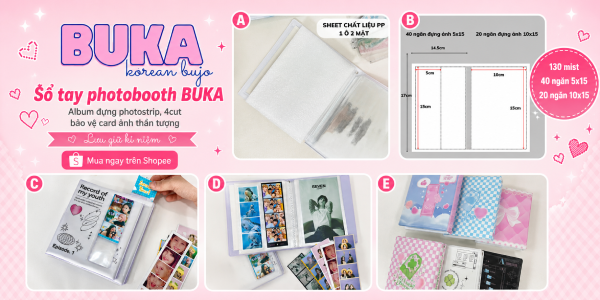 Sổ tay photobooth Buka